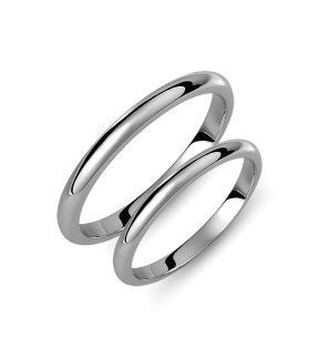 Wedding Rings VALAURO White Gold 2mm