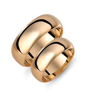 Wedding Rings VALAURO Gold 7mm 009C-CA