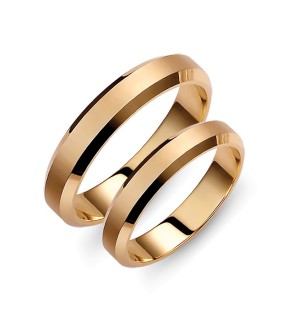Βέρες VALAURO Classic Χρυσές 3.7mm 015C-CA 