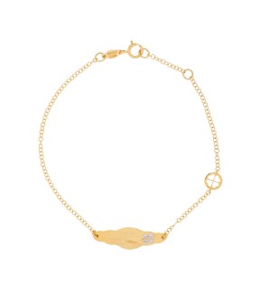 VITOPOULOS Kid ID Bracelet Gold 14CT ES00117BR