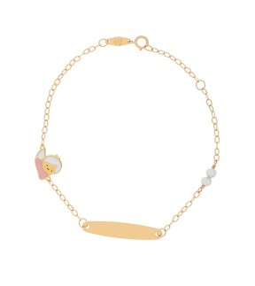 VITOPOULOS Kid ID Bracelet Gold 9CT ES00159BR