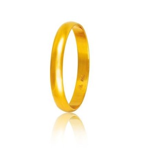 Βέρες STERGIADIS "HR" Κίτρινες Xρυσές 3mm HR1-Yellow