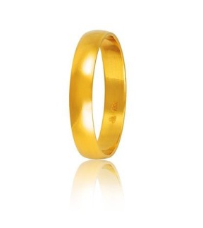 Βέρες STERGIADIS "HR" Κίτρινες Xρυσές 4mm HR2-Yellow