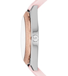 MICHAEL KORS Channing Pink Silicone Strap MK6704