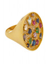 Δαχτυλίδι VITOPOULOS Χρυσό 14K Με Πέτρες ESD0129