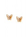 VITOPOULOS Earrings Rose Gold 14CT with Stones ESS0187