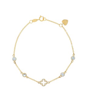 VITOPOULOS Bracelet Gold 9CT With Stones ES00238BR