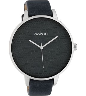 OOZOO Timepieces Grey Leather Strap C10409