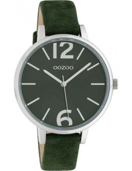 Ρολόι OOZOO Timepieces Με Πράσινο Δερμάτινο Λουράκι C10436
