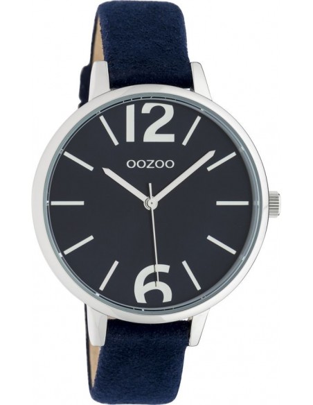 Ρολόι OOZOO Timepieces Με Μπλε Δερμάτινο Λουράκι C10437