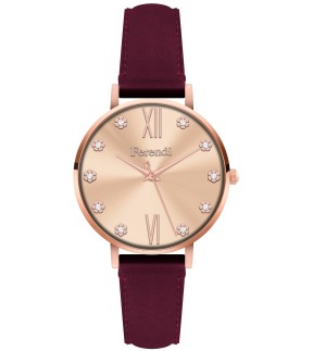 FERENDI Brigit Bordeaux Leather Strap 3232-19