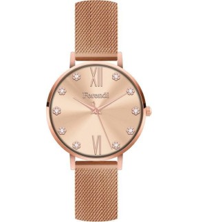 FERENDI Brigit Rose Gold Metallic Mesh Bracelet 3232-101 