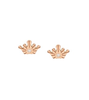 VITOPOULOS Kid Earrings Rose Gold 14CT With Stones ESS0228