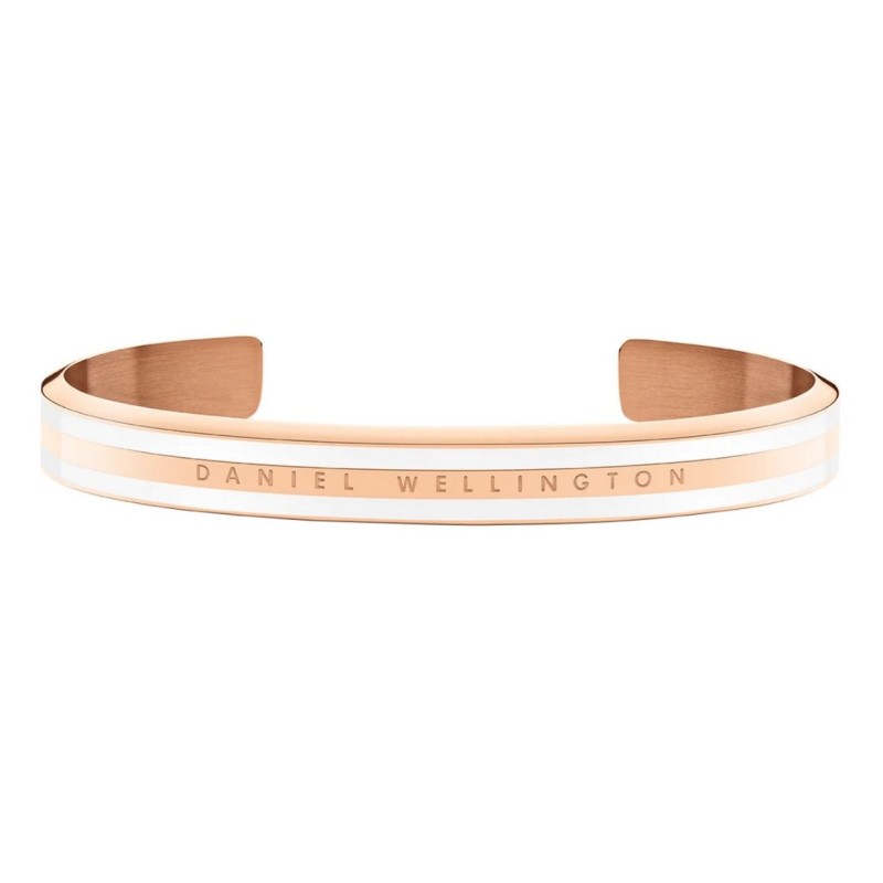 DANIEL WELLINGTON Rose Gold White Stainless Steel Bracelet Medium