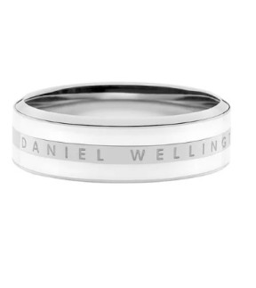 DANIEL WELLINGTON Silver - White Stainless Steel Ring (52) DW00400048