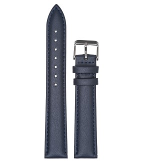 TZEVELION Navy Blue Leather Strap 12mm 660.5.12