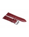 TZEVELION Red Croco Leather Strap 30mm 521.8.30