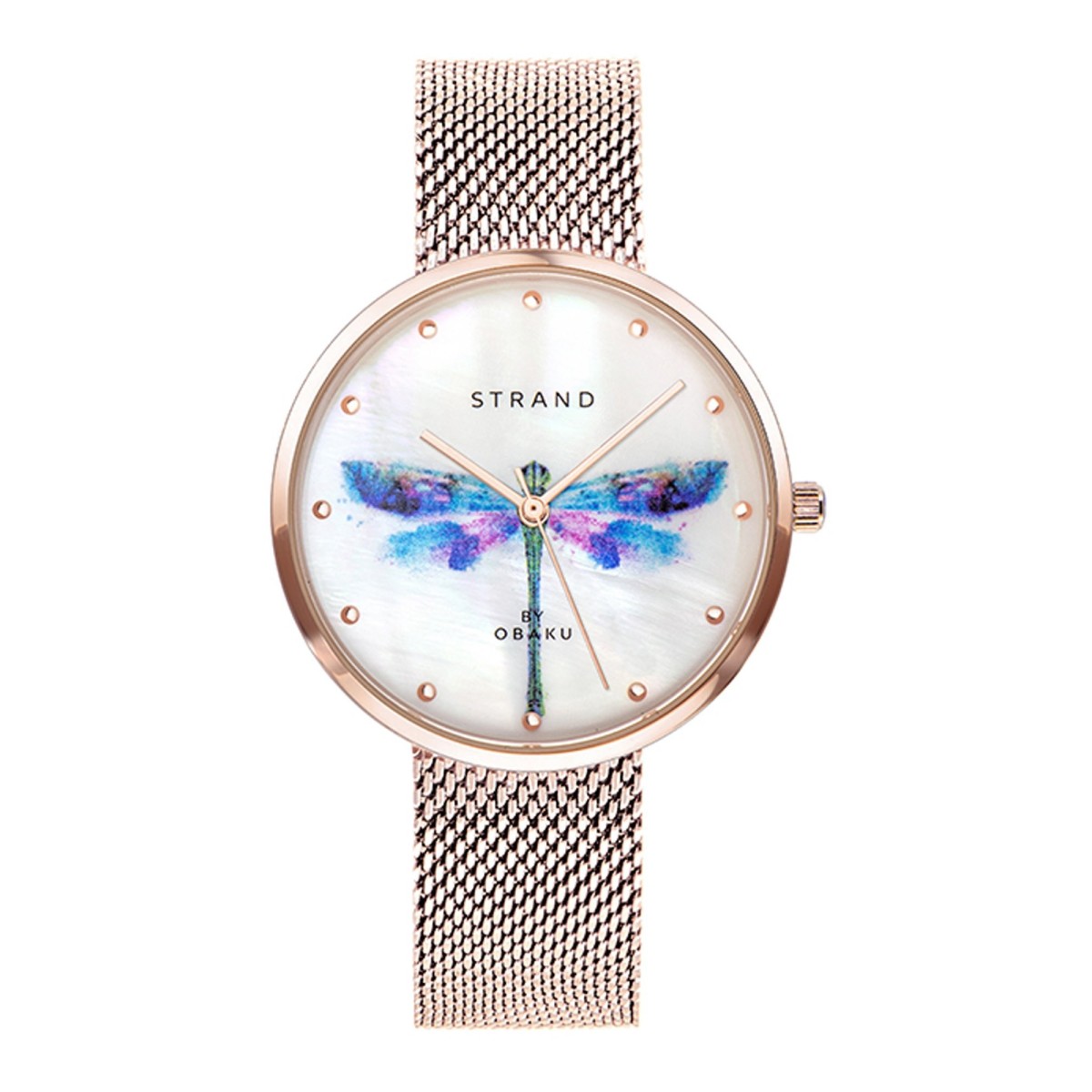 Obaku watches rose gold hotsell