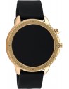 Ρολόι OOZOO Smartwatch με Mαύρο Kαουτσούκ Λουράκι