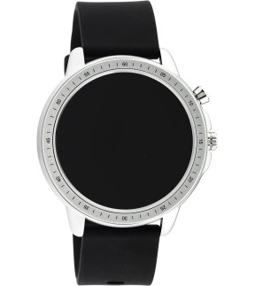 OOZOO Smartwatch with black silicone strap