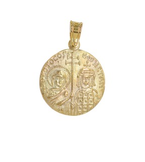Constantine VITOPOULOS Double sided Yellow Gold 9Ct
