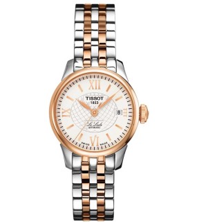 Ρολόι TISSOT Le Locle Automatic Small Lady Με Ροζ Χρυσό-Ασημί Ατσάλινο Μπρασελέ T41.2.183.33