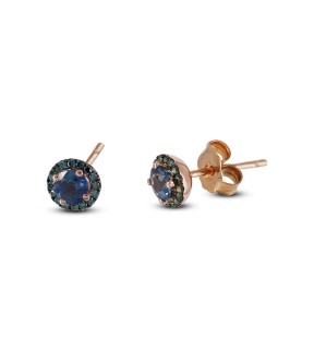 VITOPOULOS Earrings Rose Gold 18Ct With Stones