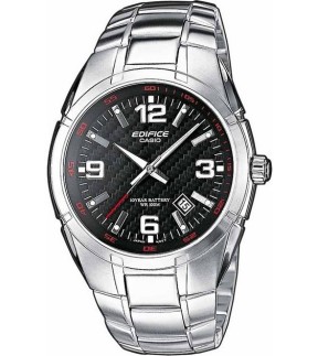 Ρολόι CASIO Edifice Με Ασημί Ατσάλινο Μπρασελέ EF-125D-1AVEG