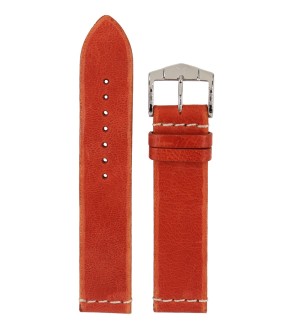 ZRC AMARILLO 20mm Vintage Orange leather strap