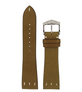 ZRC SAINT LOUIS 24MM VINTAGE GREEN LEATHER STRAP