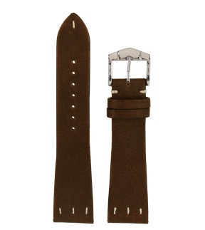 ZRC Saint Louis Vintage Brown Leather Strap 20mm 7302003ST13