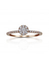 VITOPOULOS Ring Rose Gold 18Ct With Diamonds