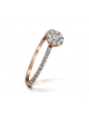 VITOPOULOS Ring Rose Gold 18Ct With Diamonds