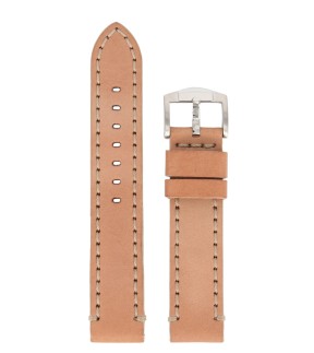Λουράκι ZRC Kansas Καφέ Ταμπά Δερμάτινο 20mm 743204ST