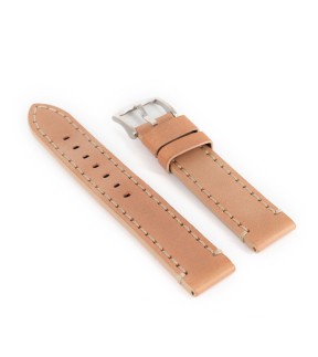 ZRC Kansas Light Brown Leather Strap 20mm 743204ST