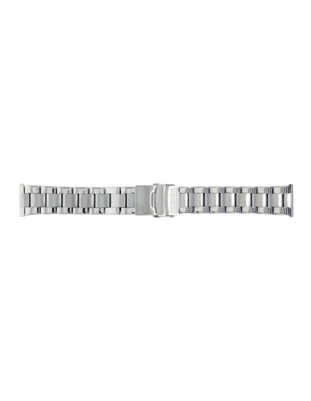 TZEVELION Silver Steel Bracelets 18mm-22mm