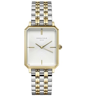 ROSEFIELD The Octagon Yellow Gold Silver Stainless Steel Bracelet OWSSSG-O48