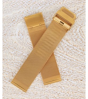 Classic Style Milanese χρυσό Μεταλλικό Mesh Μπρασελέ