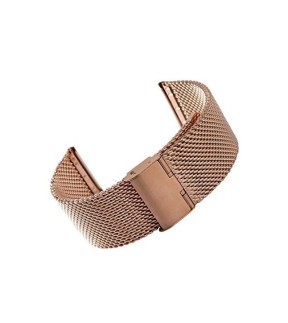 Classic Style Milanese Rose Mesh Bracelet 12mm