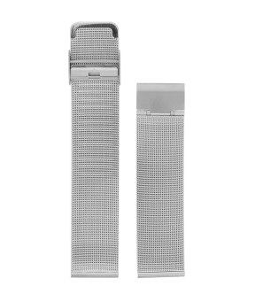 12mm Classic Style Milanese Ασημί Μεταλλικό Mesh Μπρασελέ
