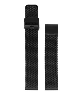 THICK BLACK MESH BRACELET