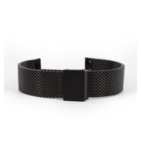 THICK BLACK MESH BRACELET