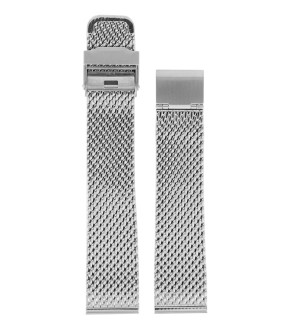 Μπρασελέ VITOPOULOS Ασημί Μεταλλικό Τύπου Mesh 24mm