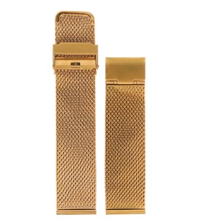 20MM THICK YELLOW GOLD MESH BRACELET