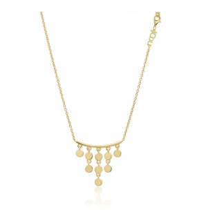JCOU Woman Necklace Silver 925 With 14CT Gold Plating