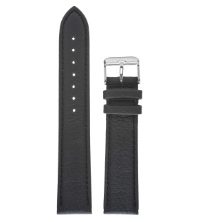 TZEVELION Black Leather Strap 14mm