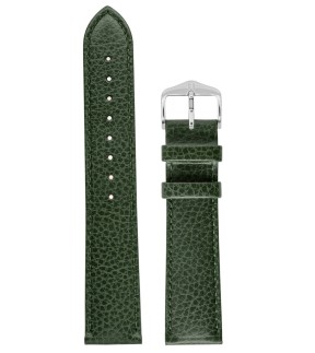 HIRSCH Kansas Green Leather Strap 22mm