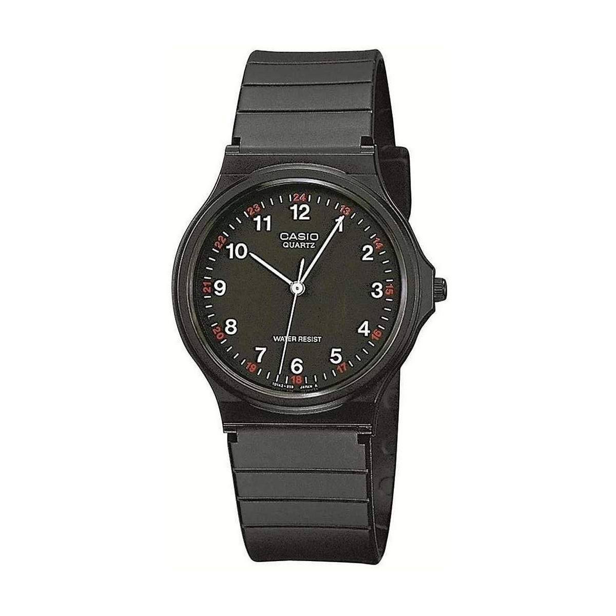 CASIO Collection Black Rubber Strap MQ 24 1BLLEG