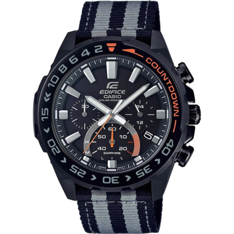 Casio fabric sales strap watch