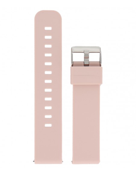 DILOY Pink Silicone Strap 24mm